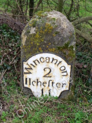 Photo 6x4 Milestone, Holton Holton/ST6826 The milestone of Doulting ston c2011