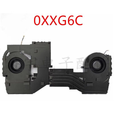 For   ALIENWARE AREA-51M R2 RQ2 Laptop CPU GPU Cooling Fan & Heatsink 0XXG6C #W6