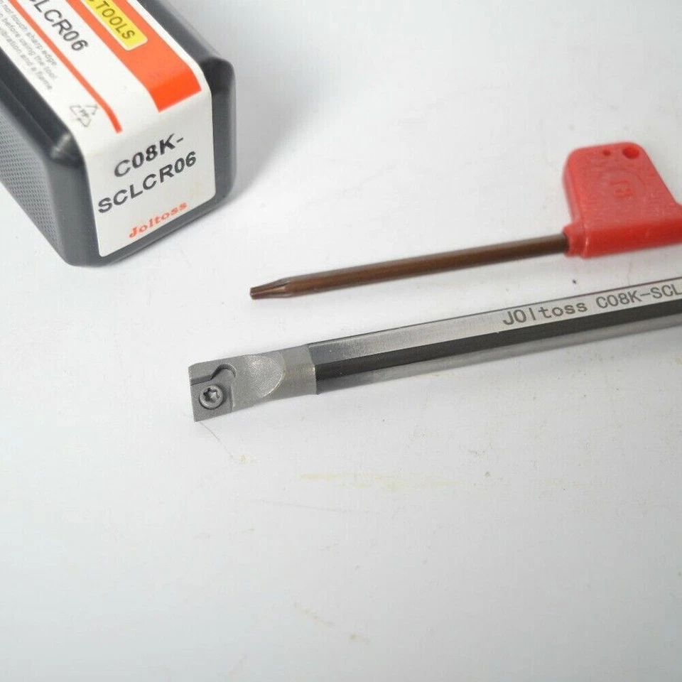 TS- Para CCMT0602 C08K-SCLCR06 Torno de carburo sólido Herramienta de torneado interior Barra de perforación Foto 3 de 4