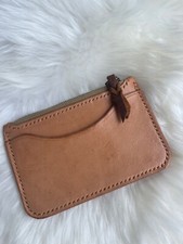 Zippered Coin Pouch with two card slot