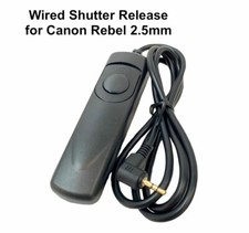 Wired Remote Shutter Release for Canon Rebel XT XTi XSi XS T1i T2i RS-60E