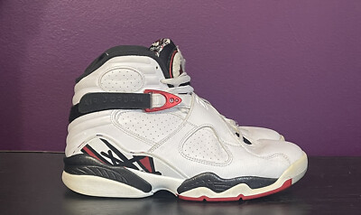 Nike Air Jordan 8 VIII Retro Alternate White Sneakers 305381  display picture 1