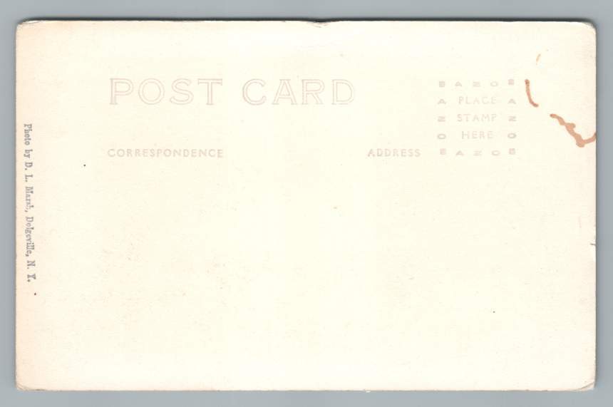 Ransom Hill DOLGEVILLE New York RPPC Antique DL Marsh Photo Postcard