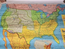 3.5'X4.10' United States Expansion & Sectional Rand McNally Co. 1848-1860 Map