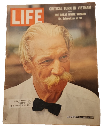 Publicité ancienne 19 février 1965 LIFE Magazine Schweitzer 2/65 février LIVRAISON GRATUITE 20  - Photo 14/14
