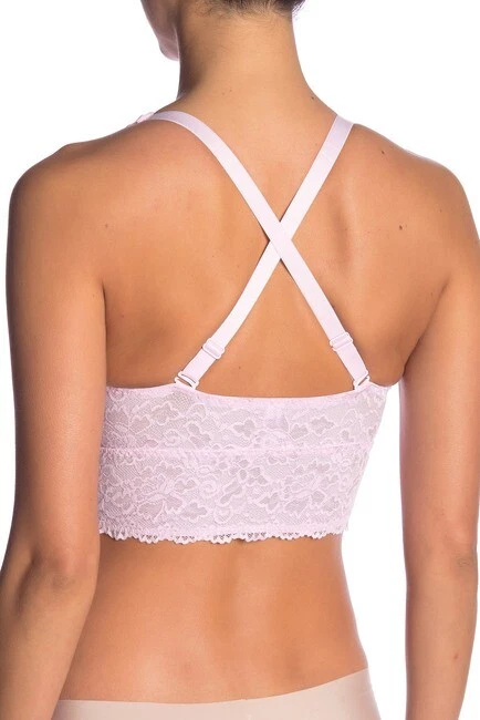 Curvy Couture High Apex Perfect Lace Bralette #1060 Pink XL & 2XL Fits to H Cup - Image 3 of 3