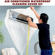 Home Air Conditioner Cleaning Dust Washing Clean Cover Waterproof Protector Bag