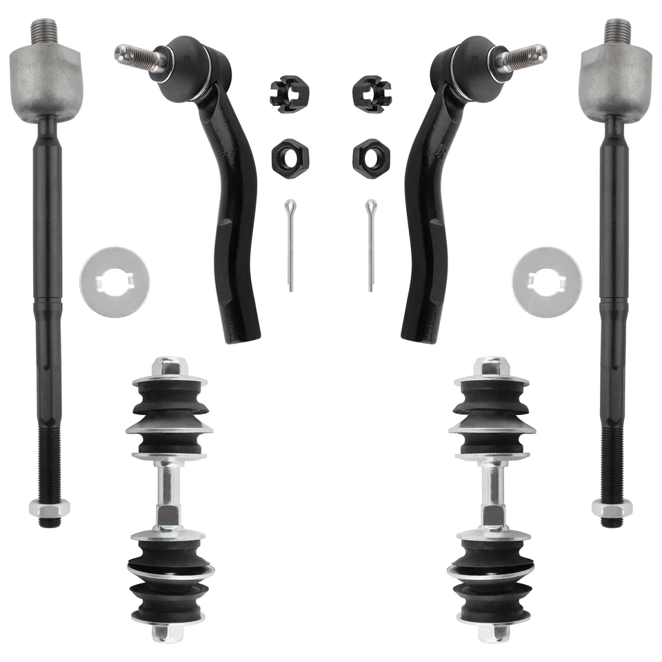 Para Toyota Echo 2000-2002 2003-2005 6x extremo de barra estabilizadora interior exterior enlace Foto 2 de 4