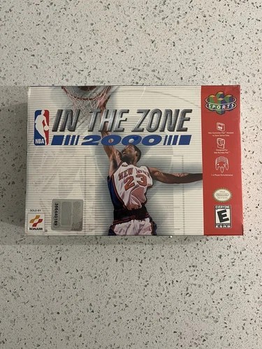 NBA In the Zone 2000 (Nintendo 64, 1999) NEW SEALED N64 Collectors Condition
