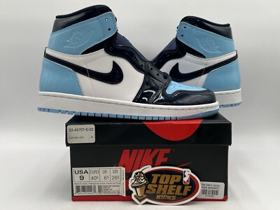 New Air Jordan 1 High Blue Chill 2019 Size 9/7.5 Rare Retro