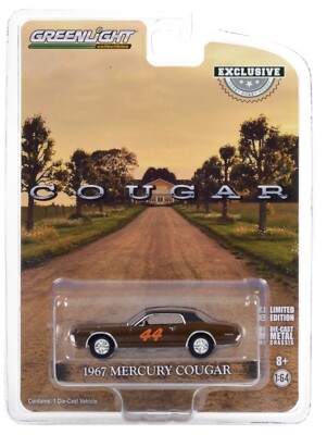 1:64 GreenLight DUKES OF HAZZARD Brown 1967 Mercury Cougar #44