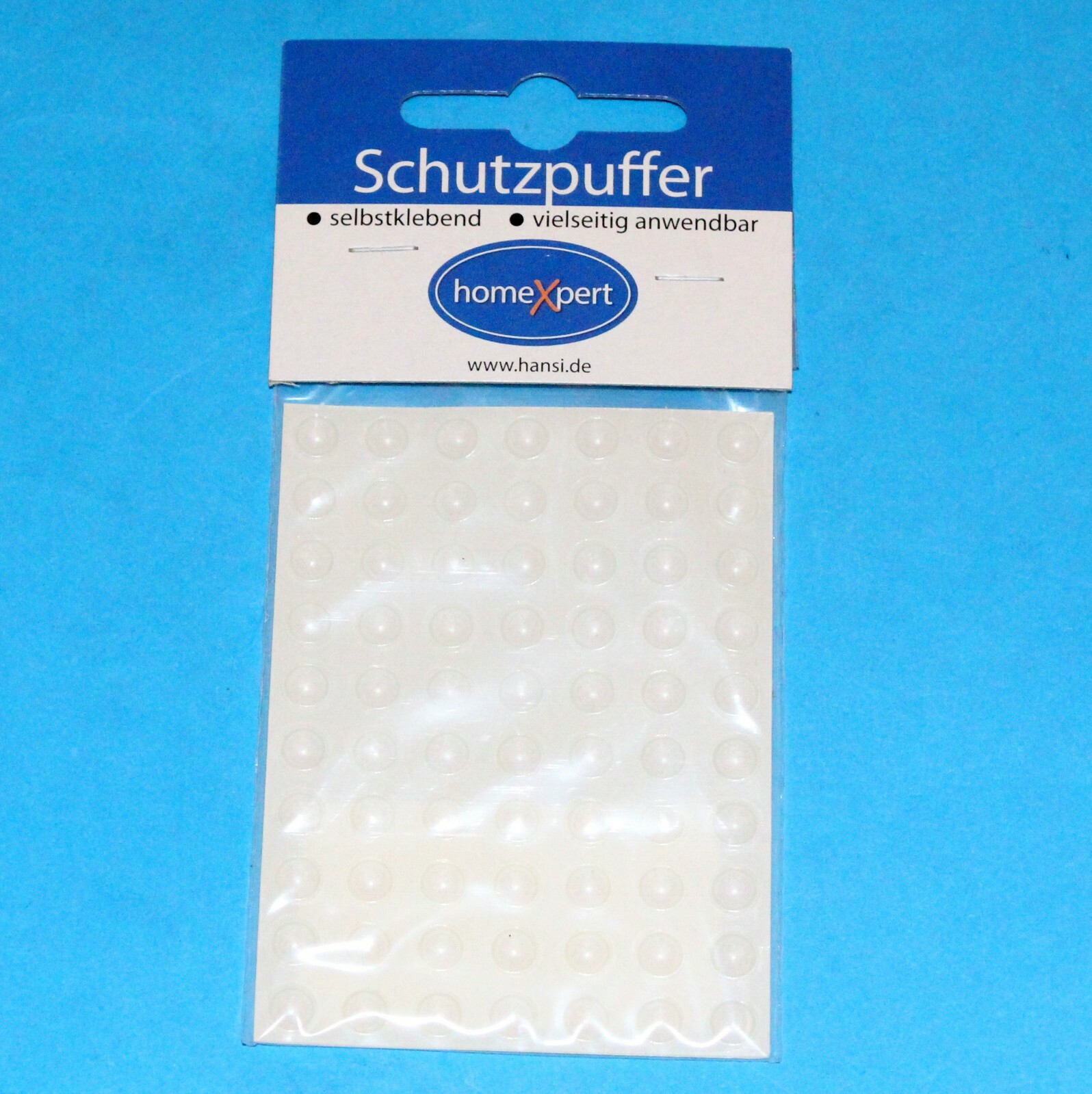 70pk Clear Self Adhesive Bumper Stop Buffers Coaster Feet 6.4x1.9mm Domed Buffer