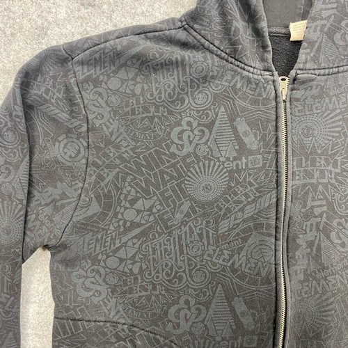 Element Hoodie men's S fullzip jacket Graphic skater punk grunge y2k emo rock - Picture 3 of 17