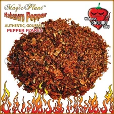 Red Habanero Pepper Crushed 1lb bag | Dried Red Habanero Chili Flakes