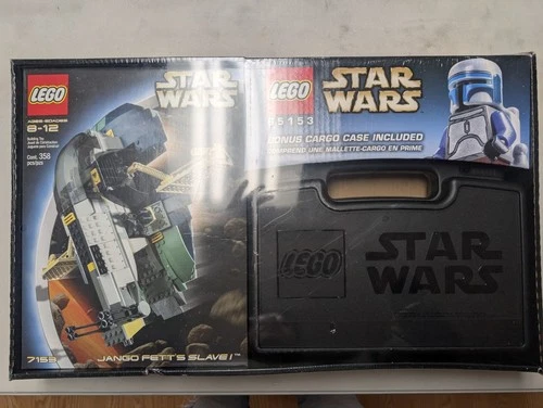 Lego Star Wars - Jango Fett's Slave 1 (7153) with Bonus Case (65153) - New