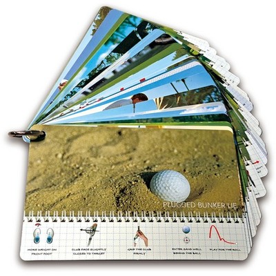 Golf Reference Cards | Pocket Survival Guide and Instruction White 