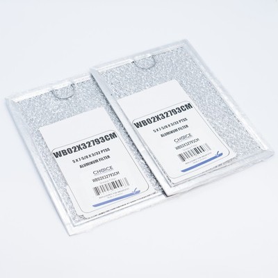 2 Pack of WB02X32793 for GE Range Vent Hood Microwave Aluminum Grease Filter