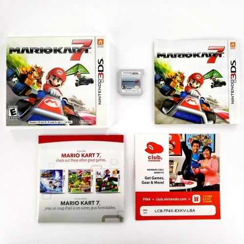 Mario Kart 7 Nintendo 3DS Authentic Complete Tested & Works