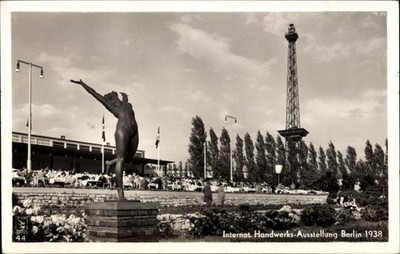 Ak Berlin Charlottenburg Westend, Funkturm, Internationale... - 5042831