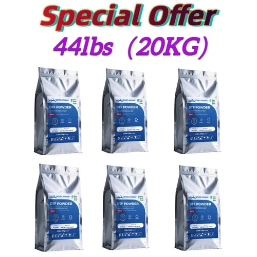 44lbs 20kg TPU DTF Powder, Digital Transfer Hot Melt Adhesive Powder