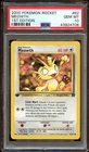 PSA 10 GEM MINT Meowth 62/82 Team Rocket 1ST EDITION Pokemon Card
