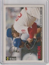 John Kruk 1995 GOLD Signature Collectors Choice Phillies #373