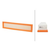 Luftfilter-Einsatz 376 X 83 Mm Hella Iam-Expertise Passend FüR U.A. Renault Clio