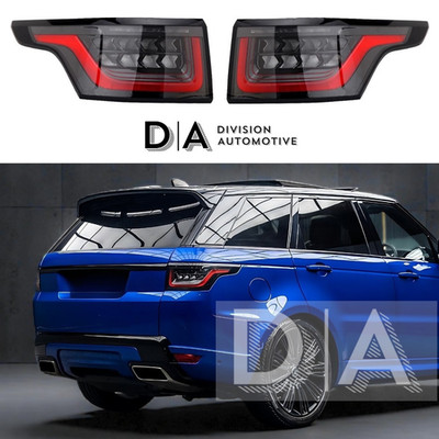 2X DYNAMIC LED SMOKED REAR TAIL LIGHT LAMPS FOR RANGE ROVER SPORT L494 2013 2022