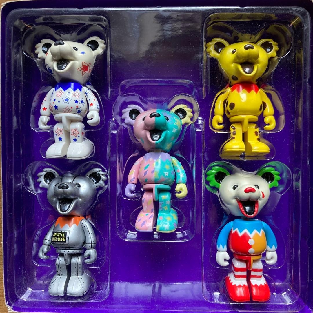 R Us Limited Grateful Dead Dancing Bear Minifigure Set Of 5