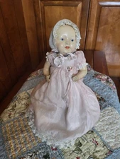 Rare C.A Doll Co 1920s Composition Doll