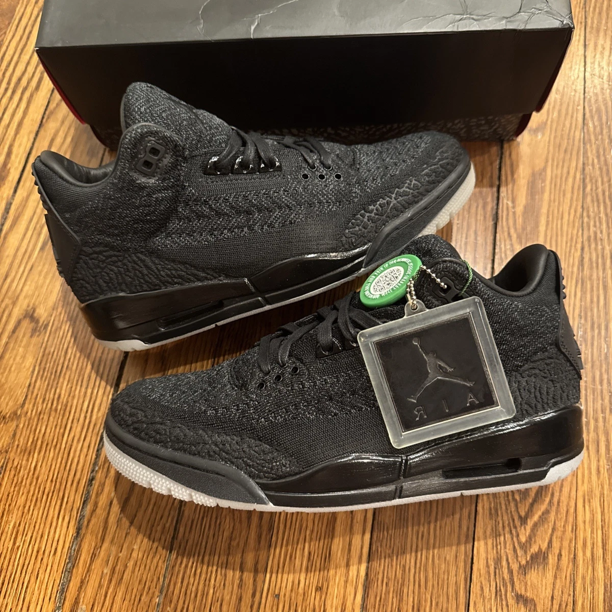 Jordan 3 Retro Flyknit Black for Sale - Authenticity Guaranteed - eBay