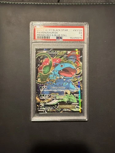 2016 POKEMON XY PROMO RED & BLUE COLLECTION FULL ART/VENUSAUR EX PSA 6