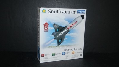 SMITHSONIAN STEM ROCKET SCIENCE NO. 52276 LAUNCHES & SOARS 50 FEET -NEW IN BOX