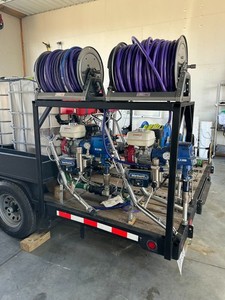 Graco GMAX II 7900 Trailer Drywall Stucco Painting Roof Spray Foam Waterproofing