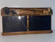 Turkey Deer Wooden Photo Display Cabin Album Hunting Themed