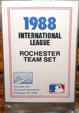 1988 Pro Cards Minor League Baseball Card Set of Rochester Red Wings (Sealed)