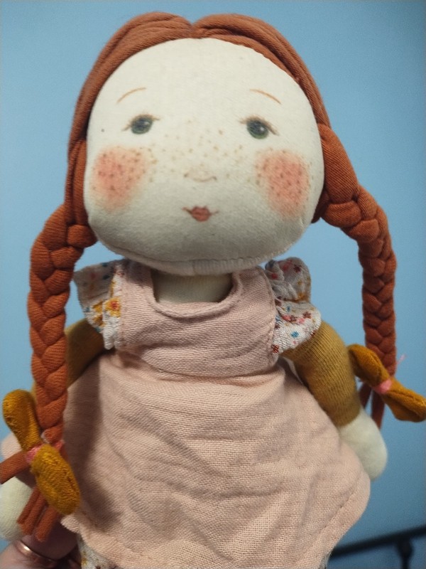 Moulin Roty Les Rosalies Fleur Plush Doll Soft Toy