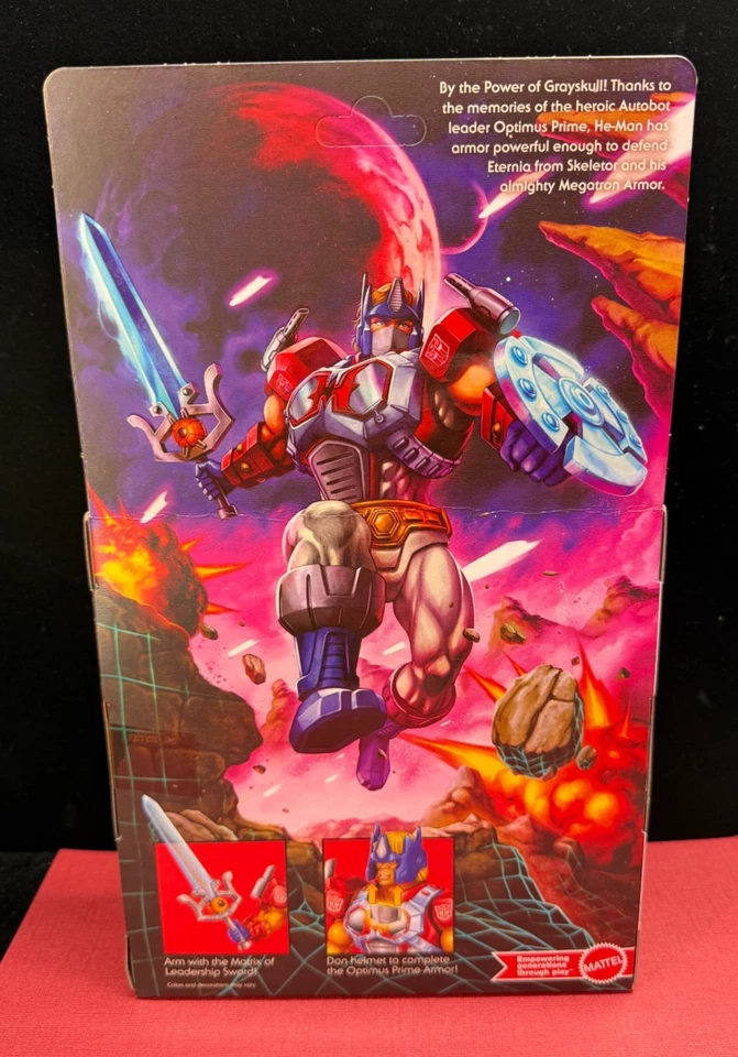 ☆ Masters of the Universe ☆ MOTU X Transformers : Optimus Prime Armor He-Man - Image 4 of 4