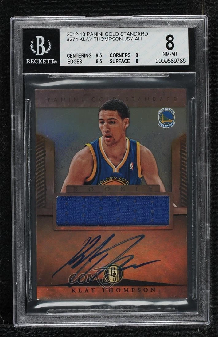 Klay Thompson Basketball Autographed Sports Trading Cards