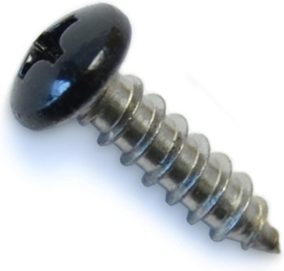 014973448967 Phillips Pan Sheet Metal Screws Black, 8 X 5/8, Piece-50