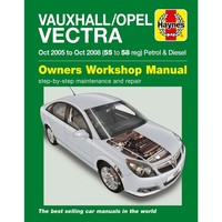 Opel Vectra Vauxhall 10.2005-10.2008 Benzin Diesel Werkstatthandbuch Haynes