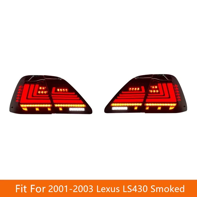 Для Lexus LS430 2001-2003 1 пара дымчатых полностью светодиодных задних фонарей сменные задние фонари - Изображение 2 из 3