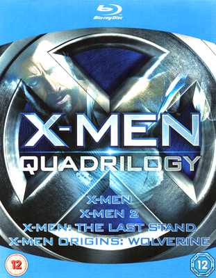 X-Men Quadrilogy Blu-ray Box Set (4 Movies) New & Factory Sealed - UK Import