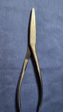 Channellock No 378 Long Reach Flat Nose Pliers. Vintage Meadville USA 8" Exc Cnd