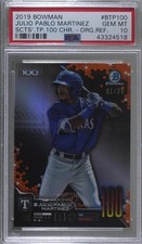 2019 Bowman Orange Refractor 1/25 Julio Pablo Martinez PSA 10 GEM MT g6p