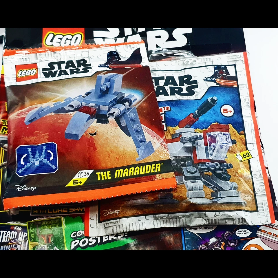 912412 LEGO Star Wars The Marauder Retired 912308 AT-TE | Magazine Issue 116 NEW - Image 2 of 4