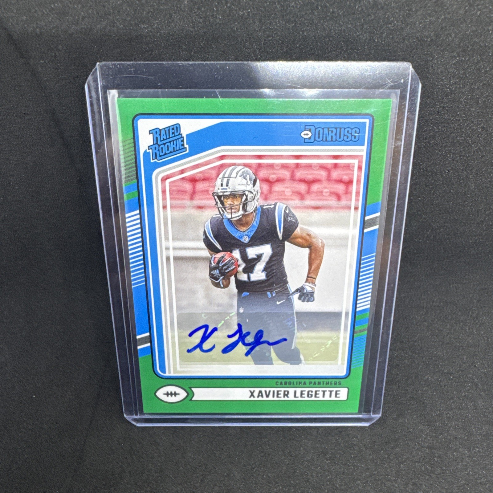 2024 Donruss Xavier Legette Rated Rookies Autographs Green Auto Rookie #323