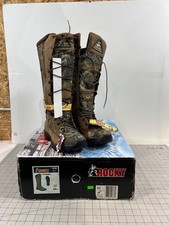 Botas a prueba de serpientes Rocky Prolight para hombre talla 8 Camuflaje Impermeable Caza Nuevo