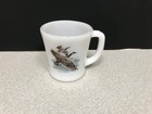 Fire King Milk Glass Canada Goose Coffee Mug Cup,Excellent Condition — photo 1