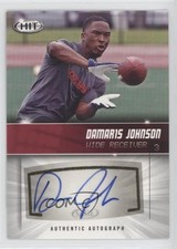 2012 SAGE Hit Auto Damaris Johnson #A86 Auto 0q3